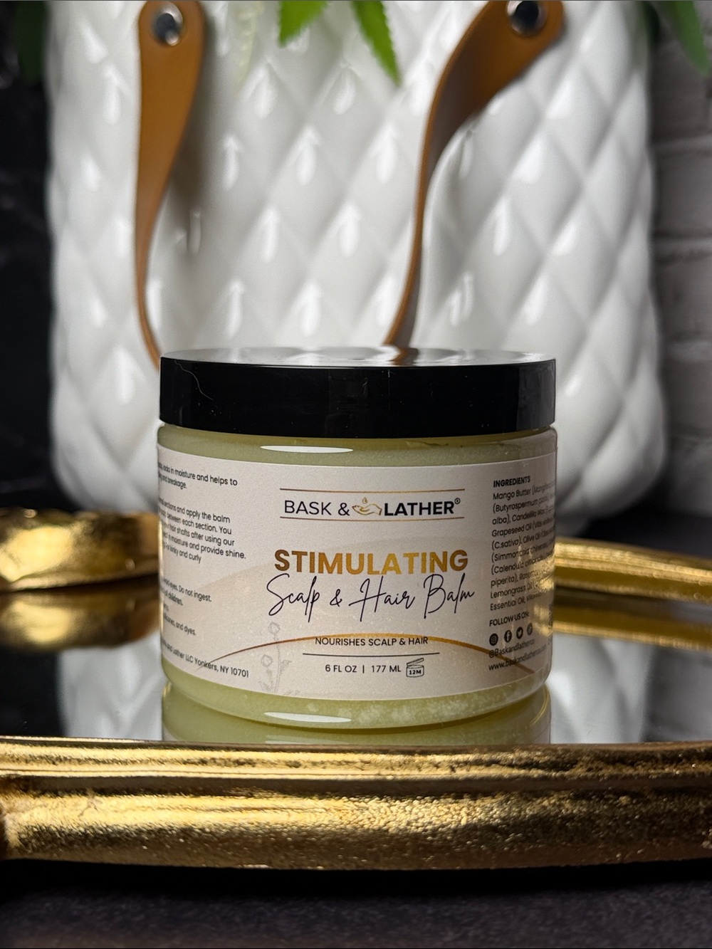Stimulating Scalp & Hair Balm - Green